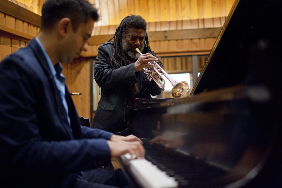 Iyer and Leo Smith by John Rogers